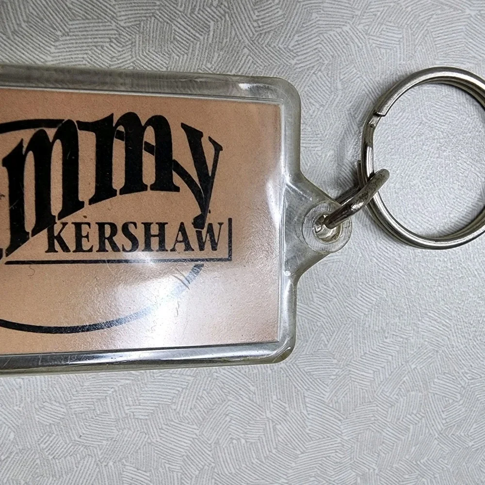 Vintage Sammy Kershaw Key Ring Name & Color Photo Key Chain